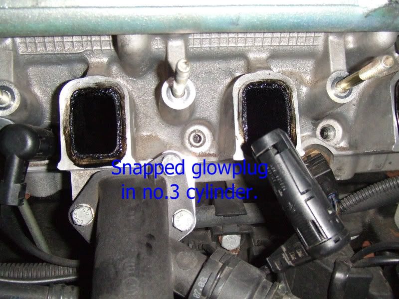 2003 E46 320d Saloon DIY Removal Of Snapped M10 Glow Plug(Pic Heavy